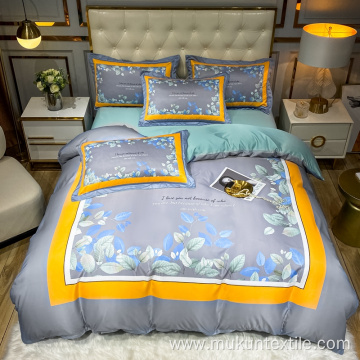 Wholesale digital fabric printed bedding set